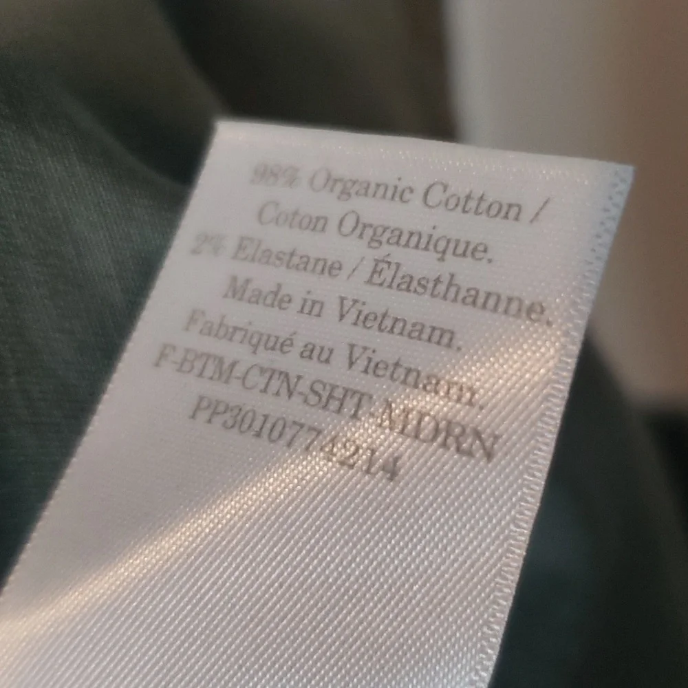 Everlane Easy Short Organic Cotton Size 0 Green